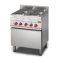 Cucina elettrica Gastro M 650 con 4 zone di cottura e forno a convezione_1