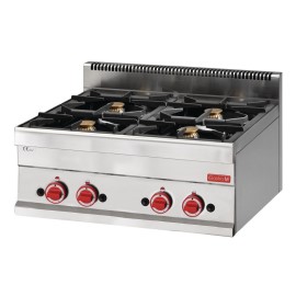 Cucina a gas Gastro M 650 con 4 bruciatori 6570 PCG_1