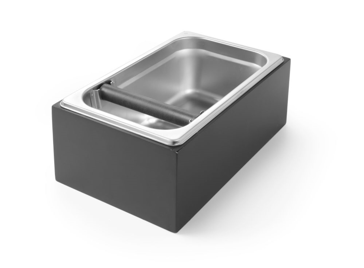 Cassetto battifondi caffe in legno - Hendi - GN 1/4 x H 11cm - acciaio inox  con struttura in legno - 208380