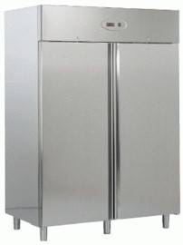Frigorifero doppia porta in acciaio inox, 21 GN, 1400 litri, versione pesante_1