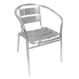Sedia impilabile in alluminio, confezionata per 4 pezzi_1