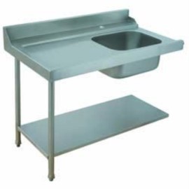 Tavolo di risciò, 120 cm, a sinistra, per lavastoviglie push-through Aristarco_1