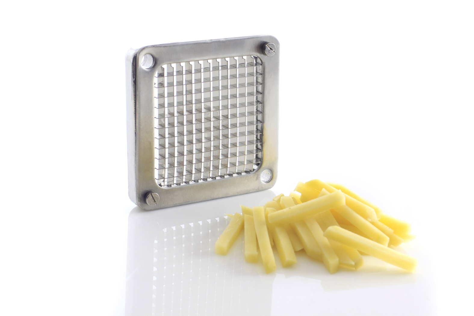 Set lama e elemento di pressione per taglia patate fritte Hendi - 6x6mm -  630402