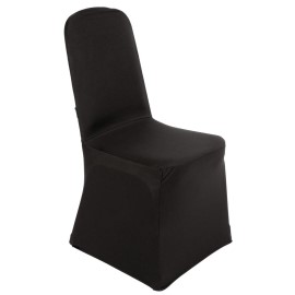Bolero copertina di sedia da banchetto nero_1